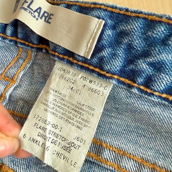 Vintage GAP Flare Stretch Blue Jeans - Picture 3 of 5